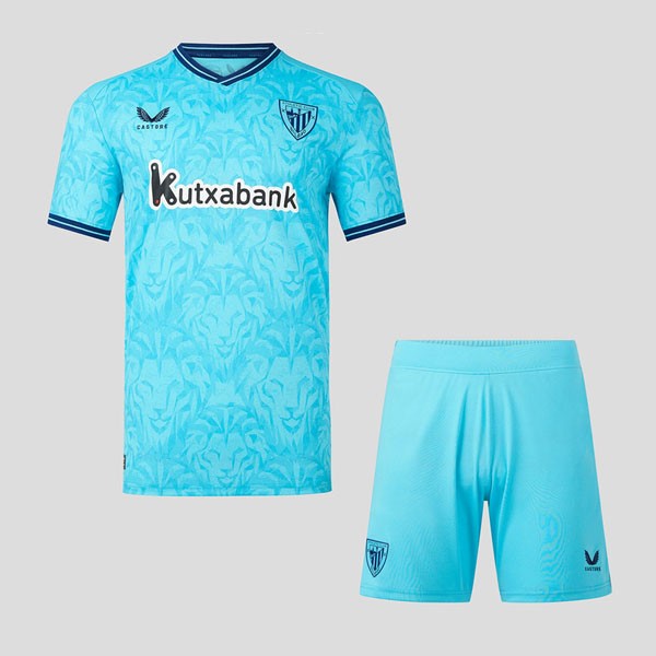 Trikot Athletic Bilbao Auswärts Kinder 2023-2024 Blau